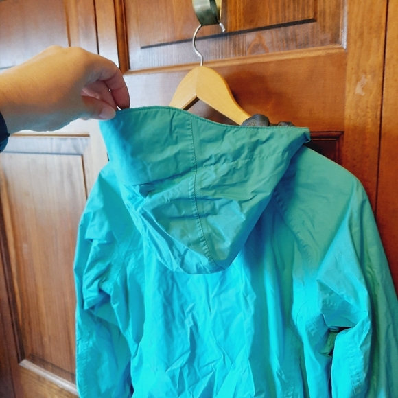 Columbia Arcadia II Lightweight Jacket green blue packable rain jacket size M - Picture 11 of 16